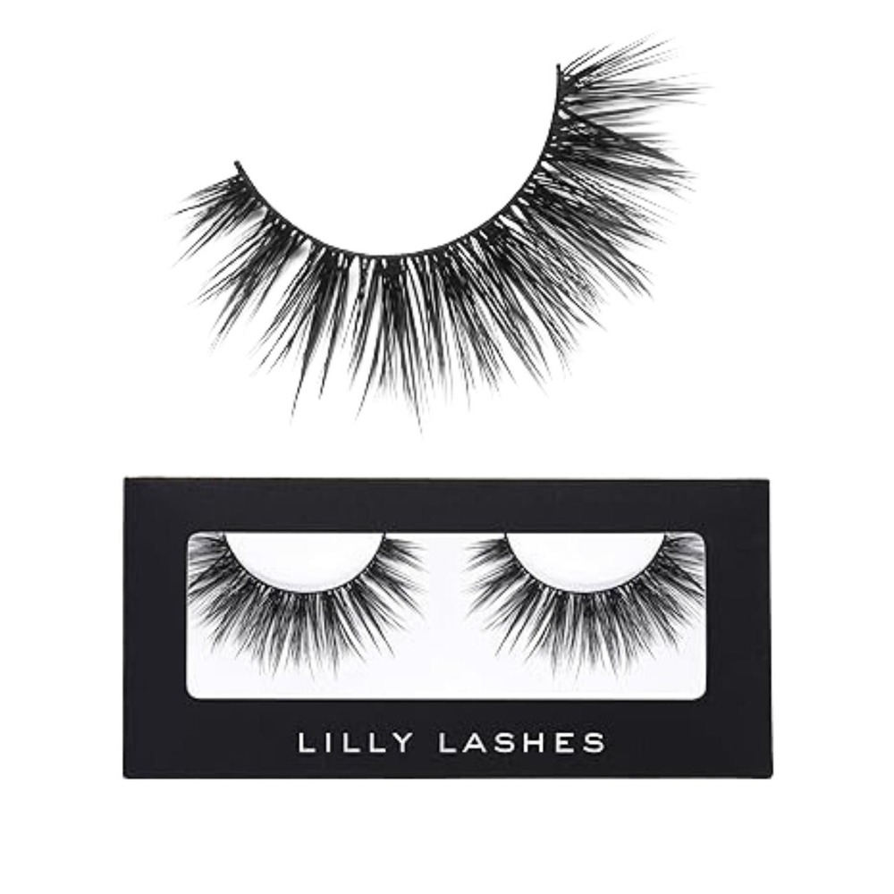 Lilly Strip Lashes Premium Retail $20 Reusable < 10 Times New in Box False Fake